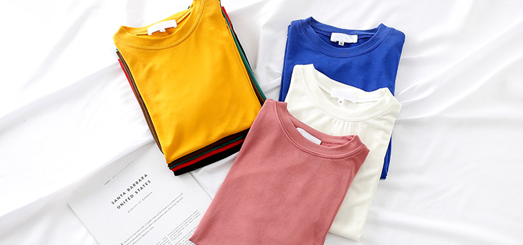 黄浦夏季T恤衫定做要选对材质
